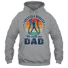 I Created A Monster He Call Me Dad Softball Baseball Retro Shirt & Hoodie | teecentury