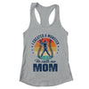 I Created A Monster He Call Me Mom Softball Baseball Retro Shirt & Tank Top | teecentury