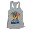 I Created A Monster She Call Me Mom Softball Baseball Retro Shirt & Tank Top | teecentury