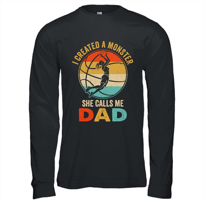 I Created A Monster She Calls Me Dad Basketball Father's Day Shirt & Hoodie | teecentury