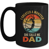 I Created A Monster She Calls Me Dad Basketball Father's Day Mug | teecentury