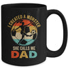 I Created A Monster She Calls Me Dad Soccer Father's Day Mug | teecentury