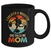 I Created A Monster She Calls Me Mom Soccer Mother's Day Mug | teecentury