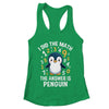 I Did Math Answer Penguin Cute Boys Girls Kids Women Student Shirt & Tank Top | teecentury