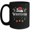 I Don't Do Matching Christmas Outfits Whatever Mug | teecentury