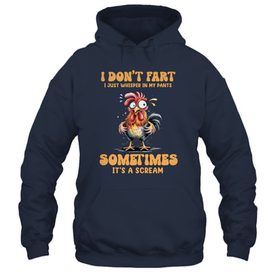 I Don't Fart I Just Whisper In My Pants Funny Chicken Humor Shirt & Tank Top | teecentury