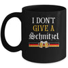 I Don't Give A Schnitzel German Beer Wurst Funny Oktoberfest Mug | teecentury