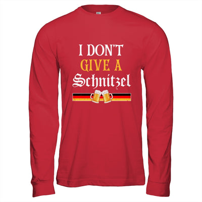 I Don't Give A Schnitzel German Beer Wurst Funny Oktoberfest Shirt & Hoodie | teecentury