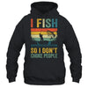I Fish So I Don't Choke People Funny Fishing For Men Retro Shirt & Hoodie | teecentury