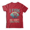 I Fish So I Don't Choke People Funny Sayings Fishing Design Shirt & Hoodie | teecentury
