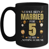 I Have Been Married For 5 Years 5th Wedding Anniversary Mug | teecentury