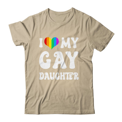 I Heart My Gay Daughter I Love My Gay Daughter LGBTQ LGBT Shirt & Tank Top | teecentury
