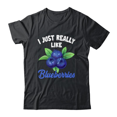 I Just Really Like Blueberries Lover Kids Boy Girls Funny Shirt & Tank Top | teecentury
