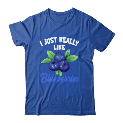 I Just Really Like Blueberries Lover Kids Boy Girls Funny Shirt & Tank Top | teecentury