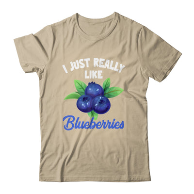 I Just Really Like Blueberries Lover Kids Boy Girls Funny Shirt & Tank Top | teecentury