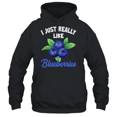 I Just Really Like Blueberries Lover Kids Boy Girls Funny Shirt & Tank Top | teecentury