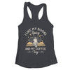 I Like My Books Spicy And My Coffee Icy Skeleton Book Lovers Shirt & Tank Top | teecentury