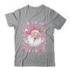 I Love A Man With A Beard Funny Pink Santa Claus Christmas Shirt & Sweatshirt | teecentury