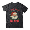 I Love A Man With A Beard Retro Christmas Santa For Women Shirt & Sweatshirt | teecentury