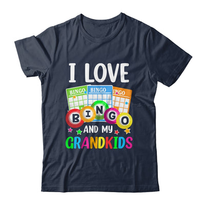 I Love Bingo And My Grandkids Funny Bingo Player Women Men Shirt & Tank Top | teecentury