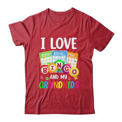 I Love Bingo And My Grandkids Funny Bingo Player Women Men Shirt & Tank Top | teecentury