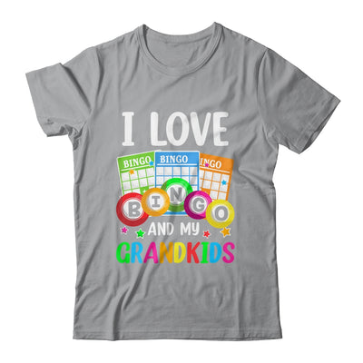 I Love Bingo And My Grandkids Funny Bingo Player Women Men Shirt & Tank Top | teecentury