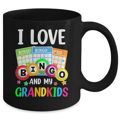 I Love Bingo And My Grandkids Funny Bingo Player Women Men Mug | teecentury