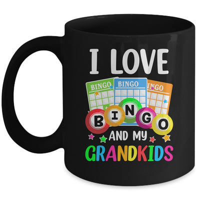 I Love Bingo And My Grandkids Funny Bingo Player Women Men Mug | teecentury