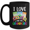 I Love Bingo And My Grandkids Funny Bingo Player Women Men Mug | teecentury