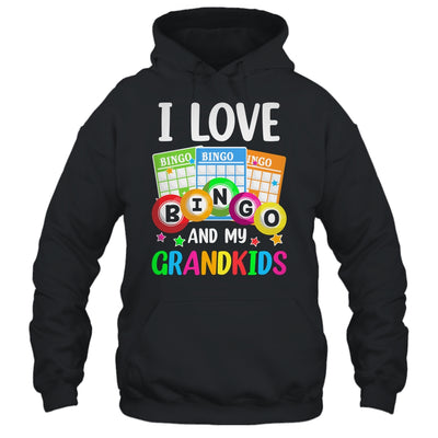 I Love Bingo And My Grandkids Funny Bingo Player Women Men Shirt & Tank Top | teecentury