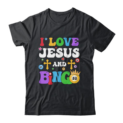 I Love Jesus And Bingo Christian Cross Board Games Shirt & Tank Top | teecentury