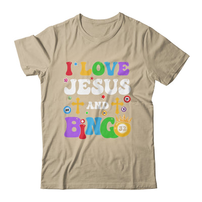 I Love Jesus And Bingo Christian Cross Board Games Shirt & Tank Top | teecentury
