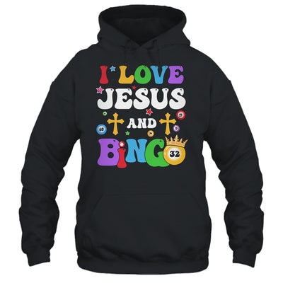I Love Jesus And Bingo Christian Cross Board Games Shirt & Tank Top | teecentury