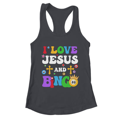 I Love Jesus And Bingo Christian Cross Board Games Shirt & Tank Top | teecentury