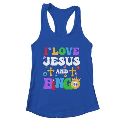 I Love Jesus And Bingo Christian Cross Board Games Shirt & Tank Top | teecentury