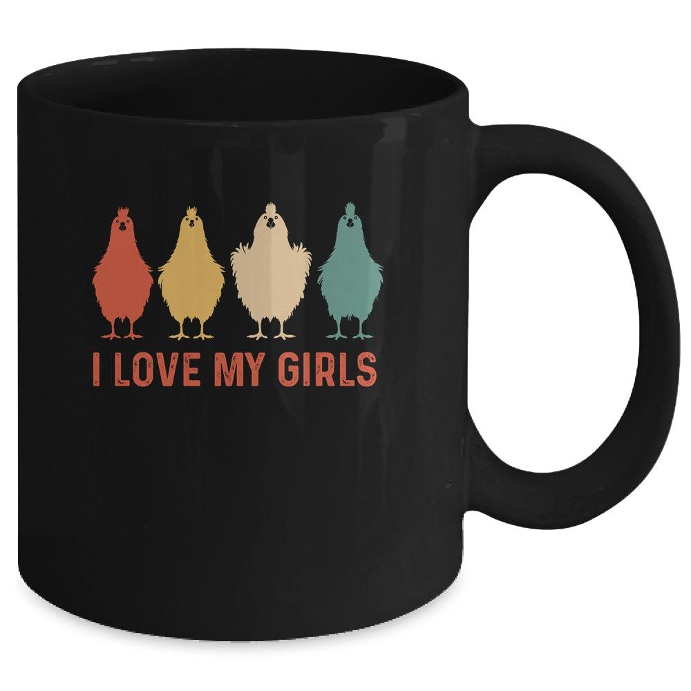 I Love My Girls Chicken Lady I Love My Girls Chickens Mug | teecentury
