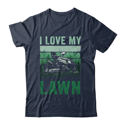 I Love My Lawn Mowing For Women Men Grass Cutter Vintage Shirt & Tank Top | teecentury