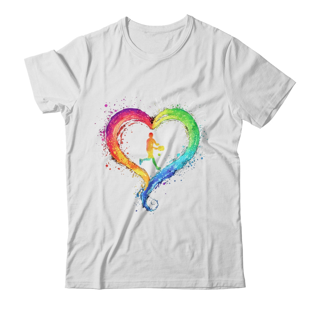 I Love Pickleball Watercolors Funny Pickleball Girl Player Shirt & Tank Top | teecentury