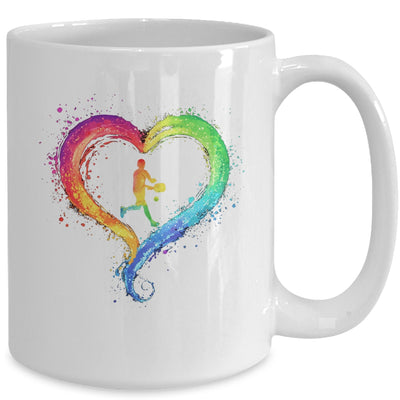 I Love Pickleball Watercolors Funny Pickleball Girl Player Mug | teecentury