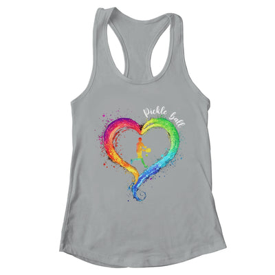 I Love Pickleball Watercolors Funny Pickleball Girl Player Shirt & Tank Top | teecentury