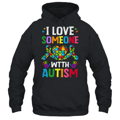 I Love Someone With Autism Awareness Design Men Women Kids Shirt & Tank Top | teecentury