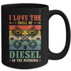 I Love The Diesel Smell Mechanical Auto Mechanic Vintage Mug | teecentury