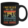 I May Be Old But I Got To See All The Cool Bands Cool Guita Mug | teecentury