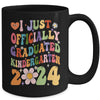 I Officially Graduated Kindergarten Class Of 2024 Graduation Mug | teecentury