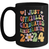 I Officially Graduated Kindergarten Class Of 2024 Graduation Mug | teecentury