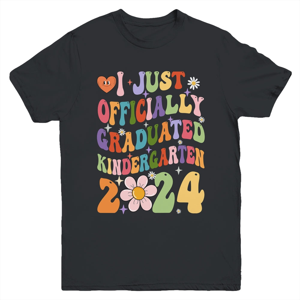 I Officially Graduated Kindergarten Class Of 2024 Graduation Youth Shirt | teecentury