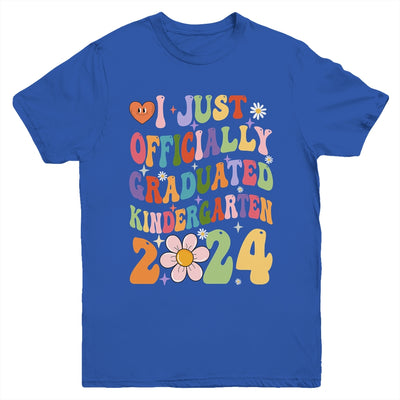 I Officially Graduated Kindergarten Class Of 2024 Graduation Youth Shirt | teecentury