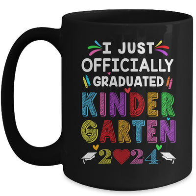 I Officially Graduated Kindergarten Graduation Class Of 2024 Mug | teecentury