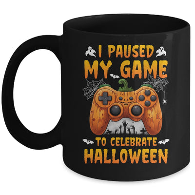 I Paused My Game To Celebrate Halloween Video Gamer Mug | teecentury