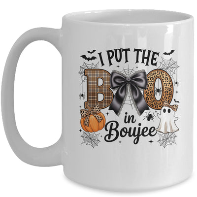 I Put The Boo In Boujee Coquette Halloween Spooky Season Mug | teecentury